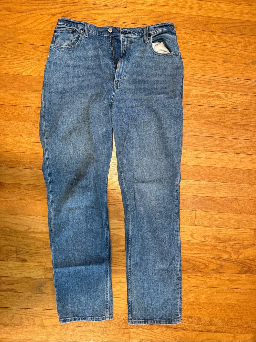 Abercrombie Curve Love The 90s Straight Ultra High Rise size 12 Long